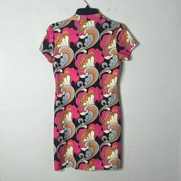 Jude Connally Pink Retro Collared Mini Dress - Picture 6 of 6